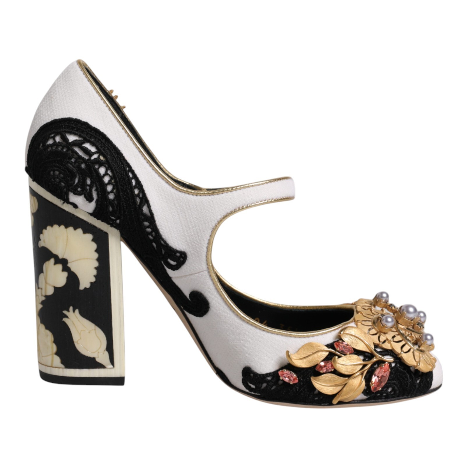 DOLCE & GABBANA Shoes Multicolor Embellished Heels Pumps DOLCE & GABBANA Shoes Multicolor Embellished Heels Pumps
