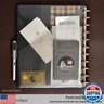Eleven Discs Junior Pocket Dividers for Discbound Notebooks fits Circa, Arc, TUL (Black Semi-Transparent, Set of 5)