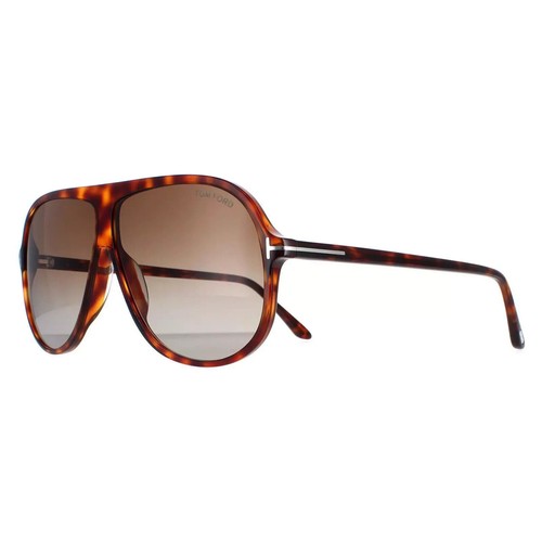 Pre-owned Tom Ford Sunglasses Spencer 02 Ft0998/s 56p 62 Havana Brown Gradient Lens