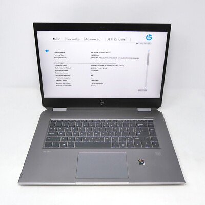 HP ZBook Studio x360 G5- Intel Core i5-8400H 16GB DDR4 256GB SSD NVIDIA No OS/AC