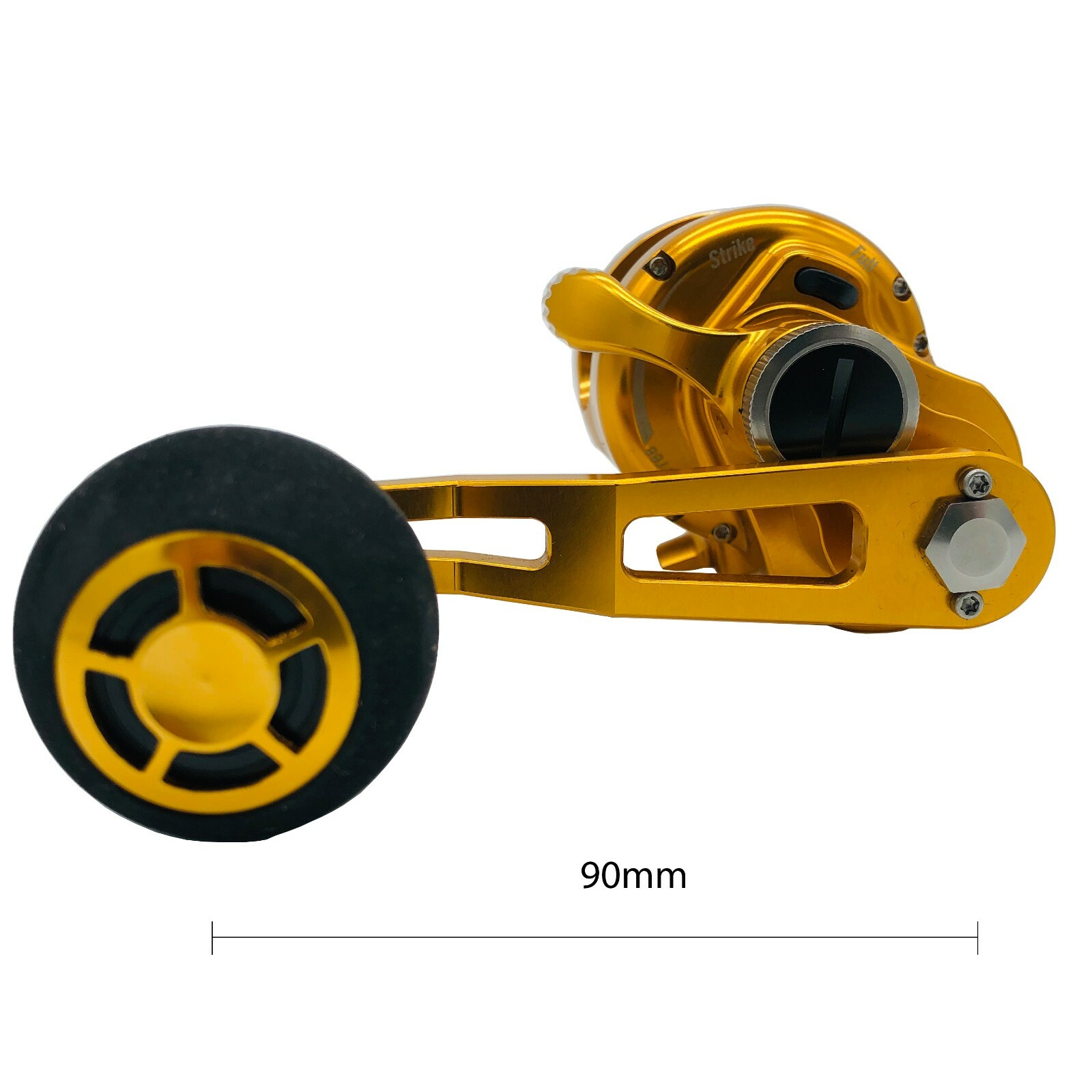 POSEIDON 150 MINI Gold Overhead Jigging Reel Fishing Saltwater Trolling