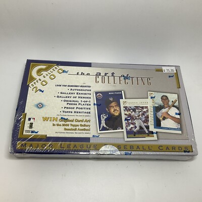 2000 Topps Gallery Baseball Factory Sealed Box