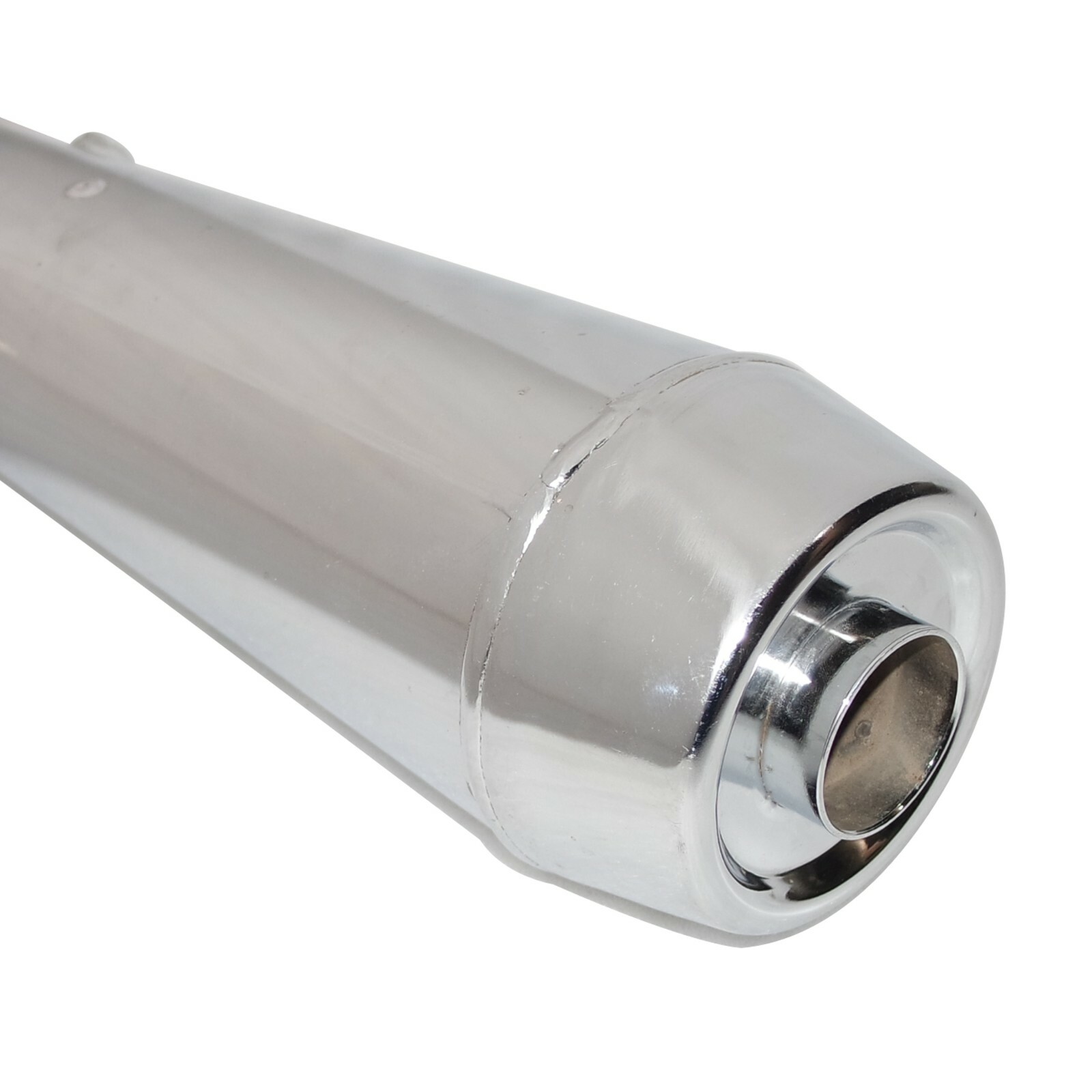 Fits Royal Enfield Continental GT 535cc Exhaust Silencer Steel Chrome 888295 