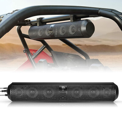 28'' Boat Marine Sound Bar System Bluetooth Speaker For ATV UTV Polaris RZR XP