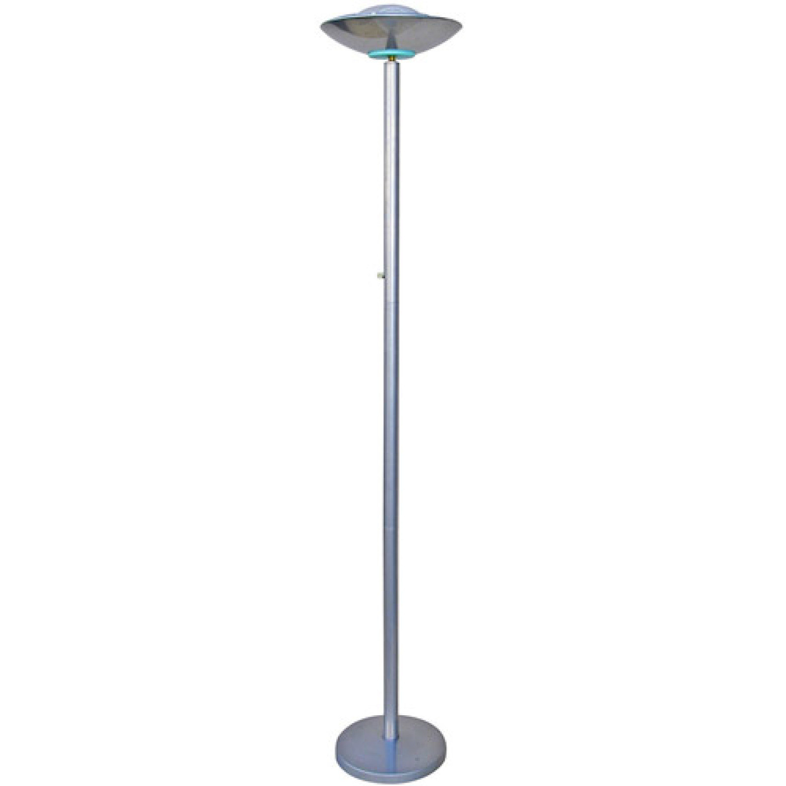 Details About Floor Lamp Modern Halogen Torchiere Tall Silver Light Stand Furniture Home Decor