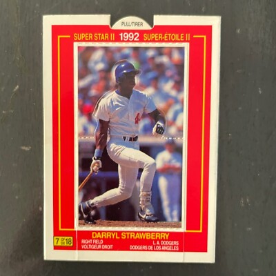 1992 Post Super Star II #7 Darryl Strawberry