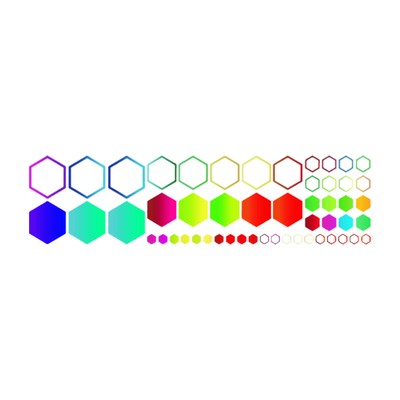 Honeycomb Hexagon Pattern Car Sticker Door Side Adhesive Decals Hexagon 