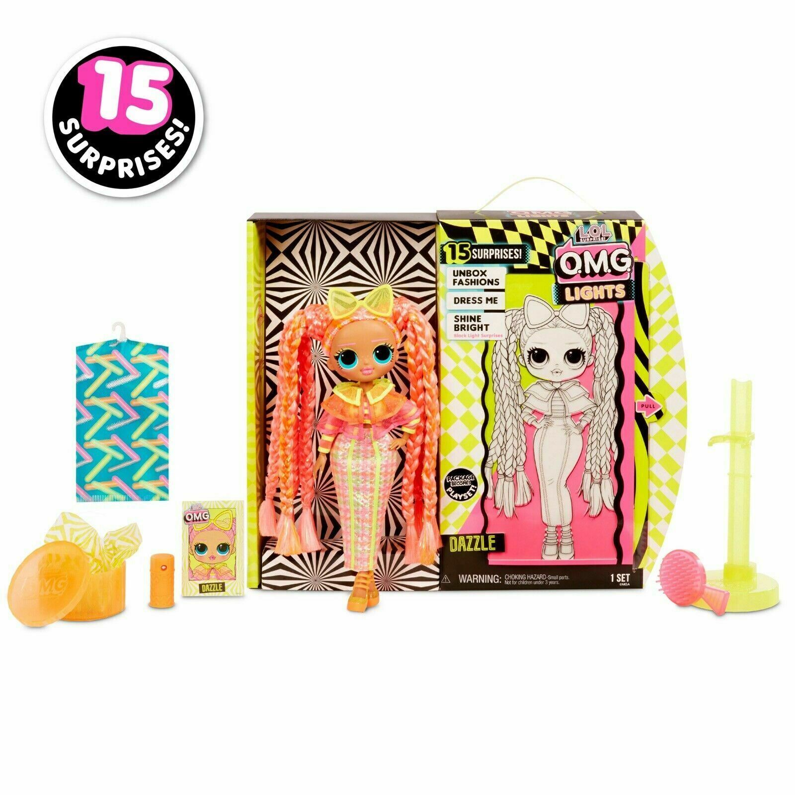 L.O.L. Surprise! OMG Lights Dazzle Fashion Doll - 565185 NEW