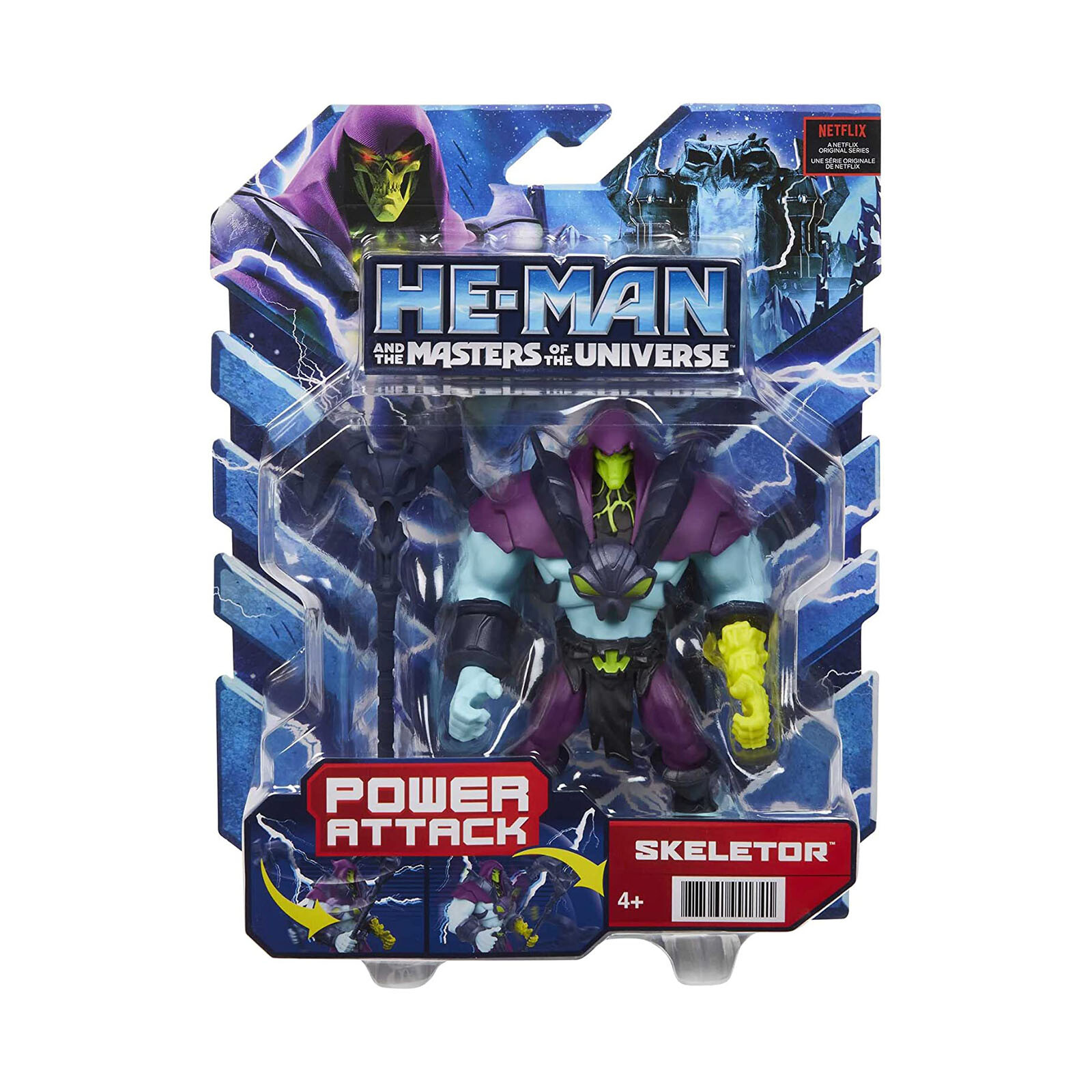Фигурка Mattel The Masters Of The Universe Skeletor Power Attack 5,5 дюймов