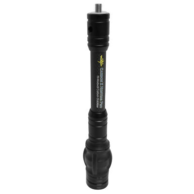 SAS Carbon X Hunting Pro Bow Stabilizer for Compound w/ Damping 6''/8''/10 - Black