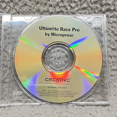 Ultimate Race Pro by Microprose 1998 CD for PC CREATIVE Technology