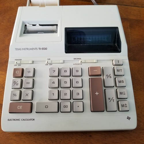 Texas instrument TI-5130 Calculator Tested And Works