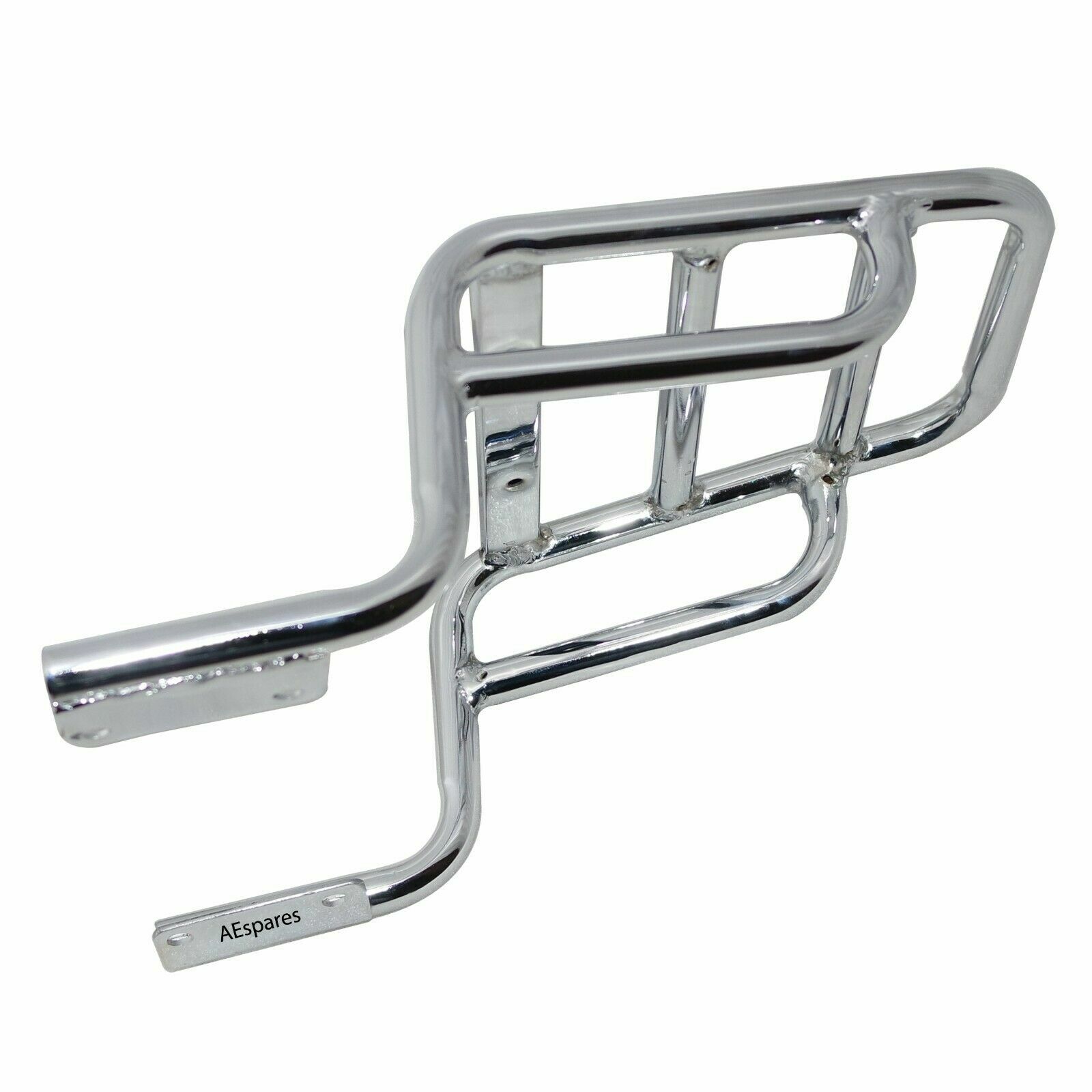 10x Fits Royal Enfield Interceptor 650cc Rear Rack Luggage Carrier Chrome  