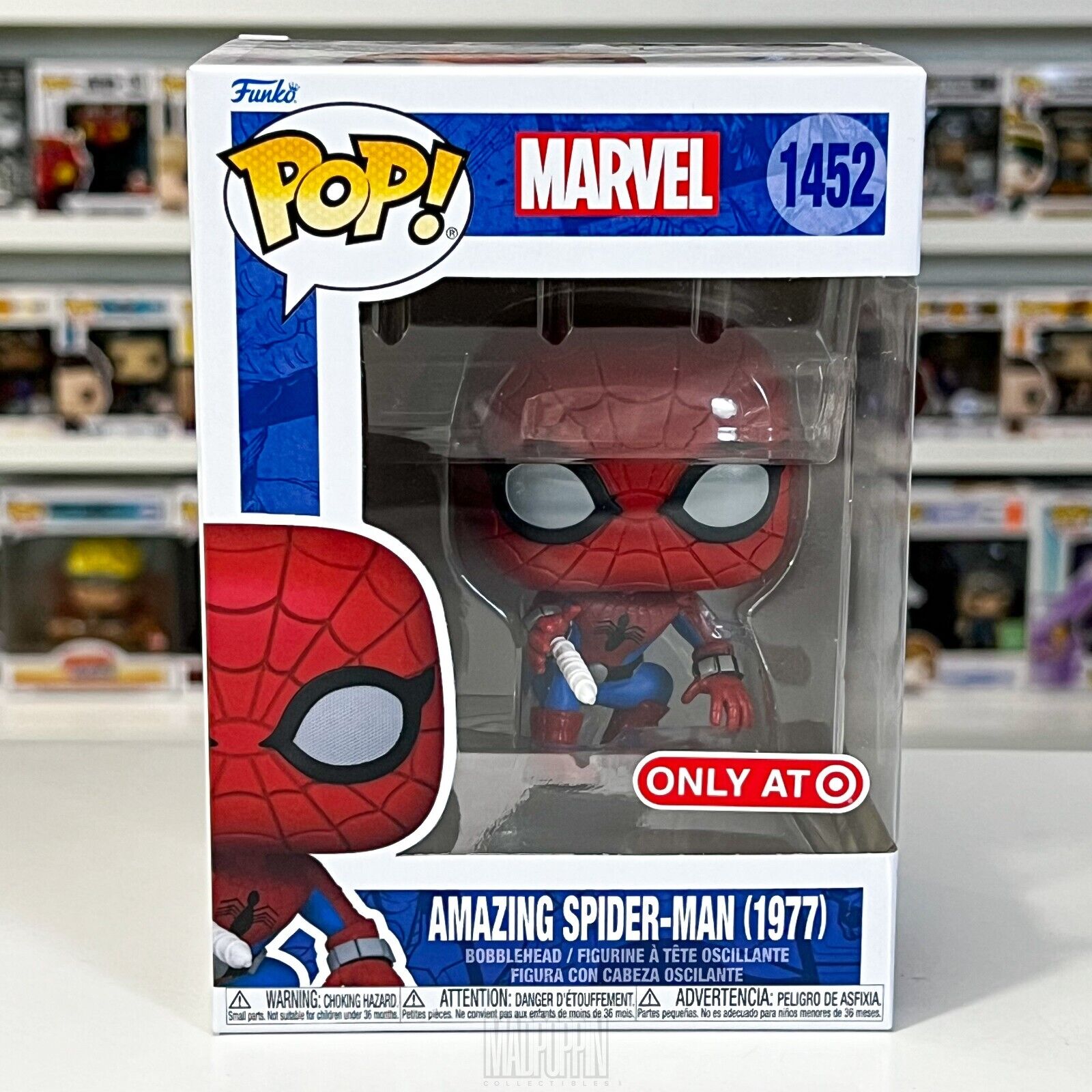 Funko Pop Marvel Amazing Spider-Man 1977 Target Exclusive Funko Pop Marvel Amazing Spider-Man 1977 Target Exclusive