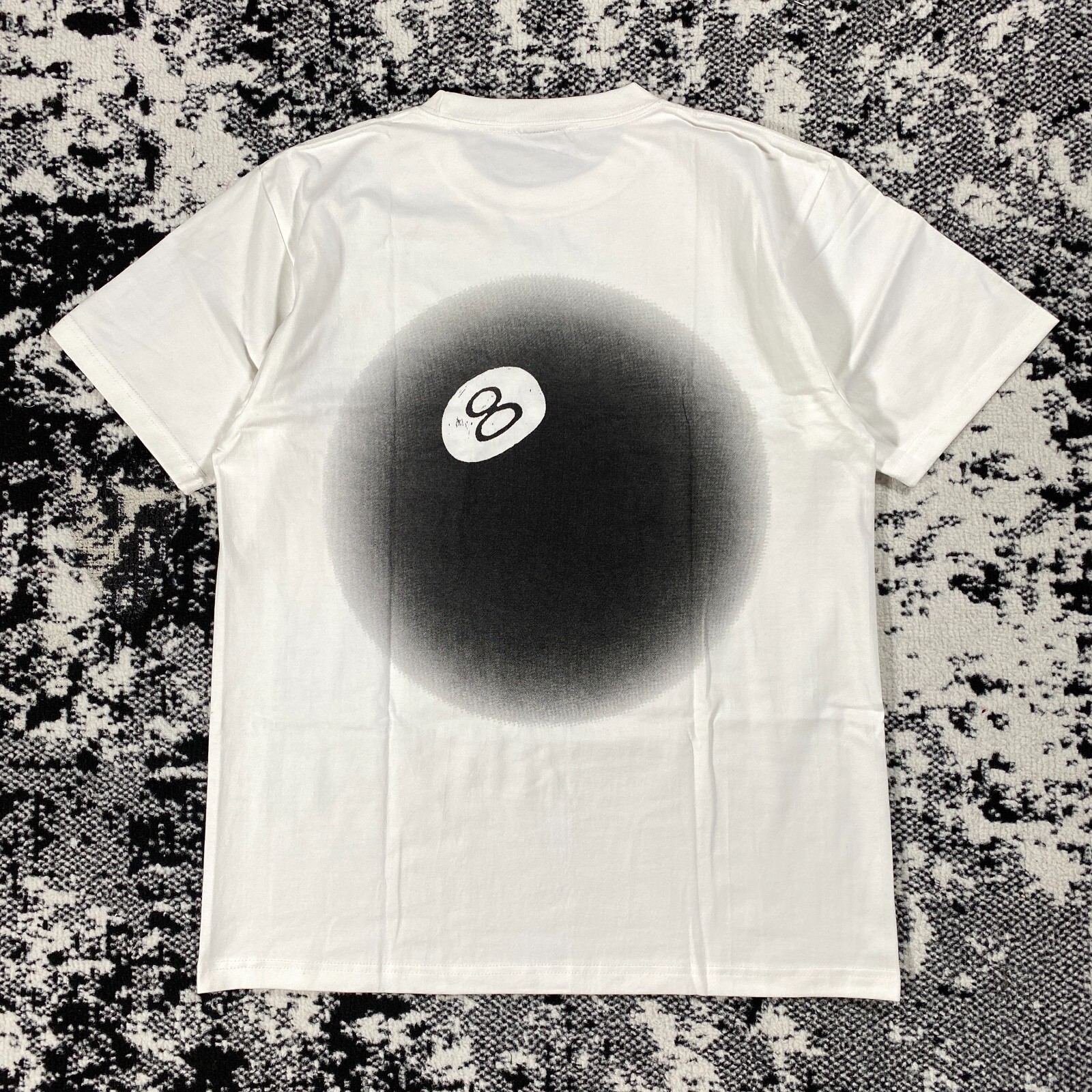 STUSSY 8 BALL FADE TEE WHITE - MEDIUM | eBay