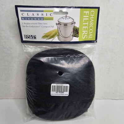 RSVP Charcoal Filters for Compost Pail