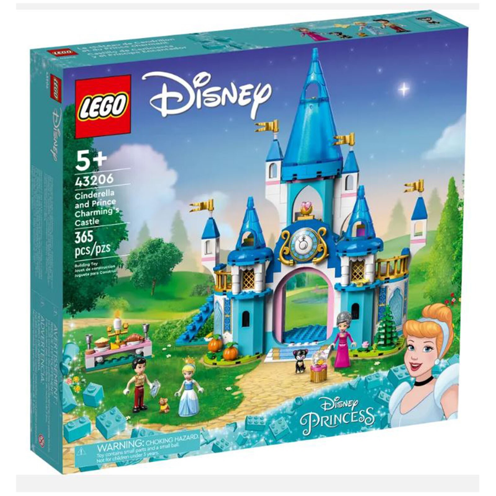 Конструктор LEGO Disney Золушка и Прекрасный принц строят замок 43206 НОВЫЙ