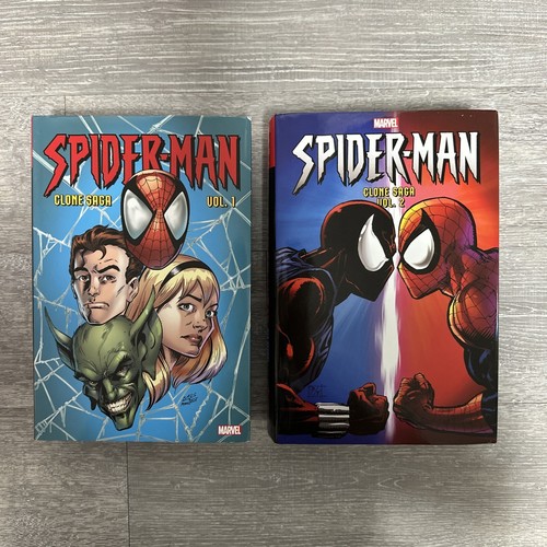 Marvel Comics Spider-Man CLONE SAGA Omnibus Volume 1 and 2 HC Lot