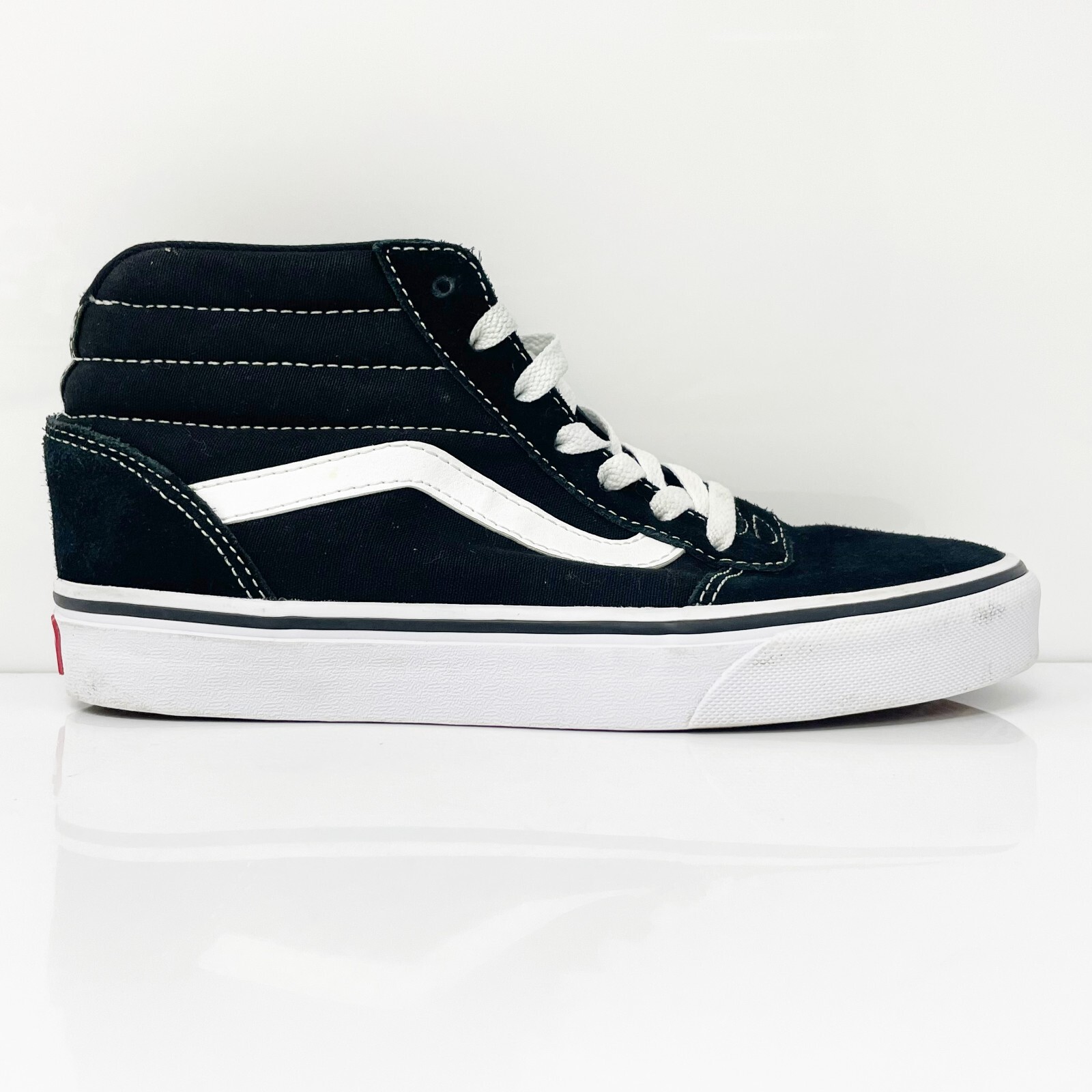 Vans Womens Off The Wall 500714 Черные повседневные кроссовки, размер 6,5