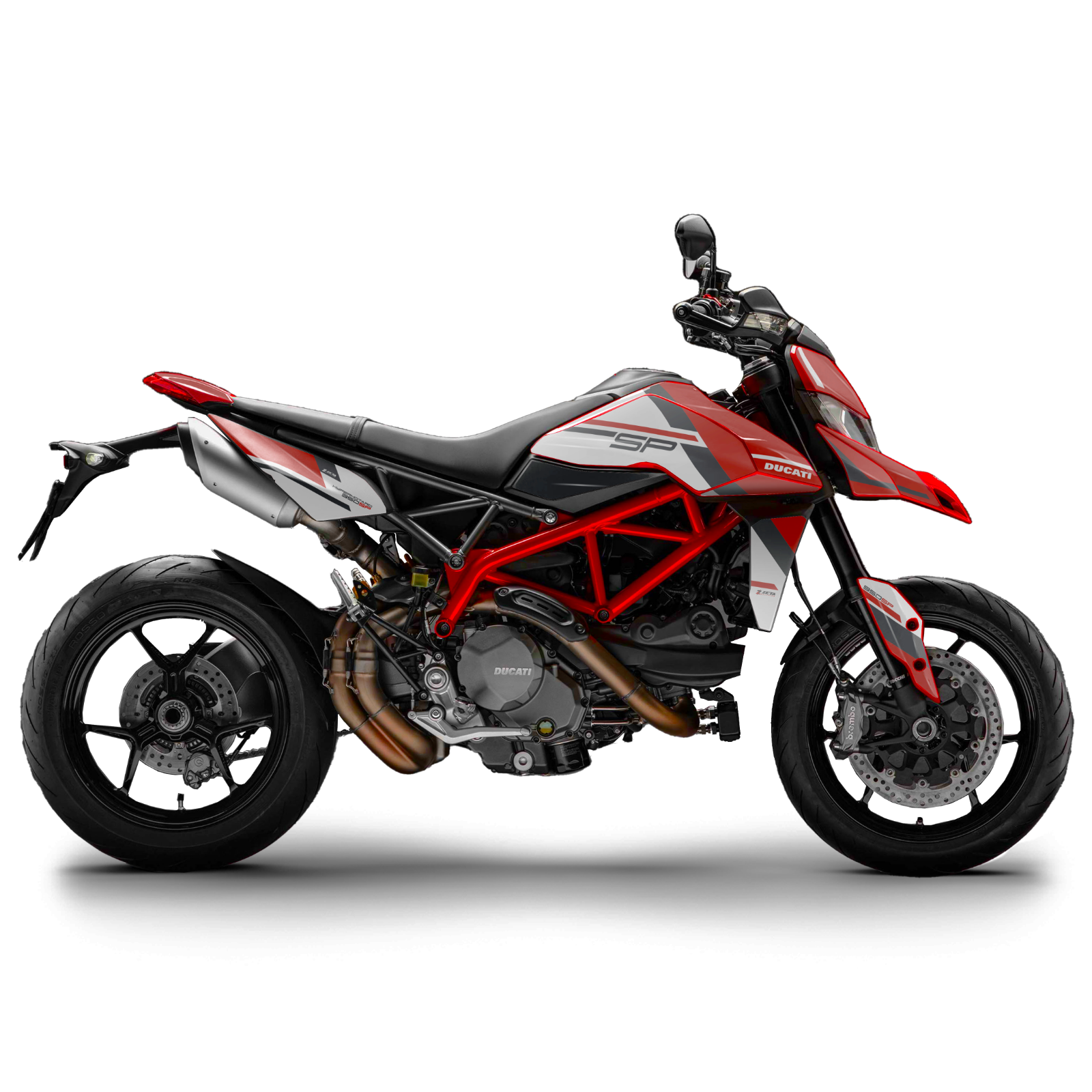 ドゥカティ ハイパーモタード 939、821 シート 赤ステッチ ドゥカティ