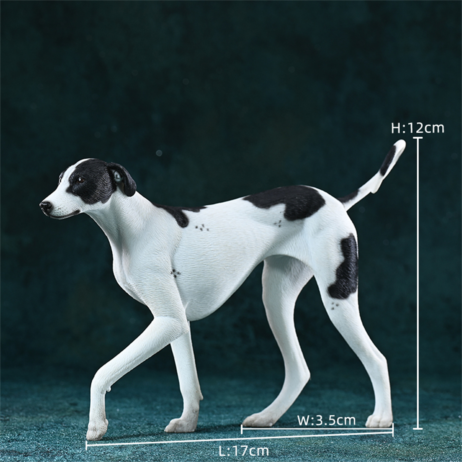 JXK 1/6 Azawakh Animal Model Hunting Dog Collection Scene