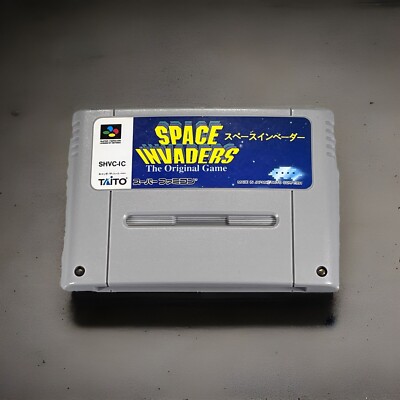 Space Invaders The Original Game Nintendo Super Famicom SHVC-IC NTSC-J