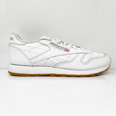 Reebok Womens Classic 49801 Белая повседневная обувь Кроссовки Размер 7.5