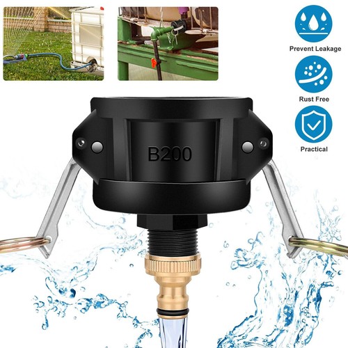 IBC Tote Water Tank Drain Adapter 275 330 G Converts 2