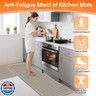 TranquilRelax Kitchen Mats, 2PCS Kitchen Rugs, Cushioned Anti Fatigue Kitchen Mats for Floor, Non-Slip Standing Desk Mat, Waterproof Kitchen Rug Set for Kitchen Floor Office,17.3