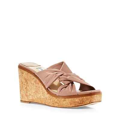 

Женские босоножки Jimmy Choo на танкетке Narisa 90 41 евро США 11, Розовый