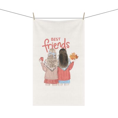 best friends girlfriend gift Kitchen Towel personalized products too