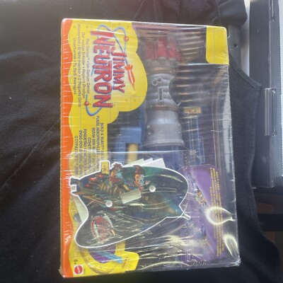 NICKELODEON JIMMY NEUTRON 2001 BUILD & BLAST AIR ROCKET 50143 (NEW/SEALED/RARE)