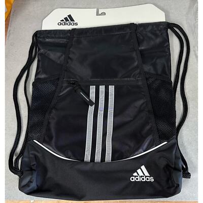 Adidas Alliance II Sackpack Black OS New with tags