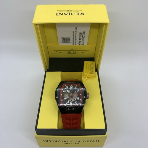 Pre-owned Invicta S1 Rally Automatic Men's Watch - 44mm, Red (44891) Stores Exclusive