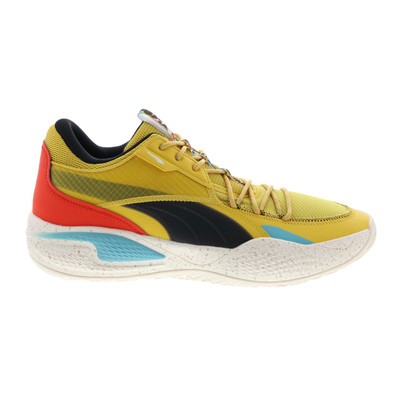 

Puma Court Rider HC 37687501 Мужская желтая синтетическая спортивная баскетбольная обувь, Желтый, Puma Court Rider HC