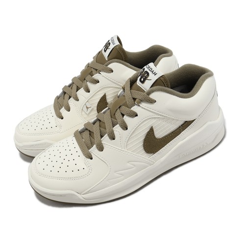 

Женская повседневная обувь Nike Wmns Jordan Stadium 90 Sail Black Brown Kelp FB2269-102, Белый, Wmns Jordan Stadium 90