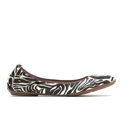 

Hush Puppies Women Chaste Ballet Flat Zebra Calf Hair 6.5 W Туфли на плоской подошве Кожа