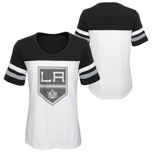 Футболка Outerstuff NHL Youth Girls Sacramento Kings Shimmer Ice с короткими рукавами