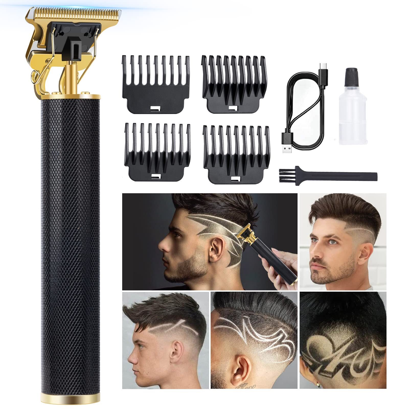 Professional Hair Clippers Trimmer Cutting Beard Cordless Ba
