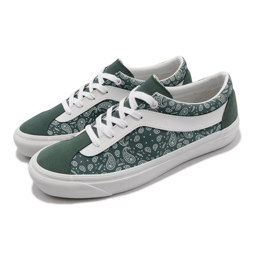 

Мужская повседневная обувь унисекс Vans Bold Ni Bandana Jungle Green White VN0A5DYA8GR, Зеленый, Bold Ni