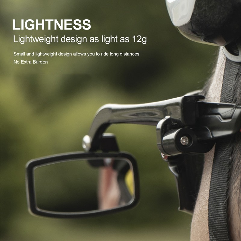 Mtb Riding Helmet Mount Rearview Rear View Mirror Eyeglasses
