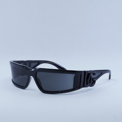 Pre-owned Dolce & Gabbana Dg6198 501/87 Black/dark Grey 63-16-130 Sunglasses In Gray