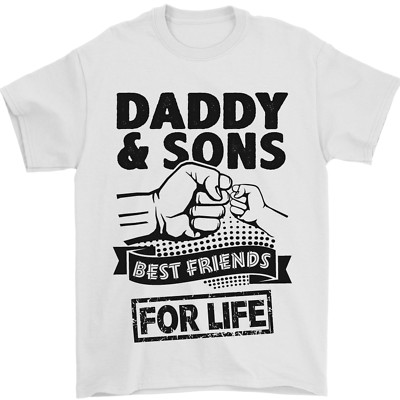 Daddy & Sons Best Friends Fathers Day Mens T-Shirt 100% Cotton