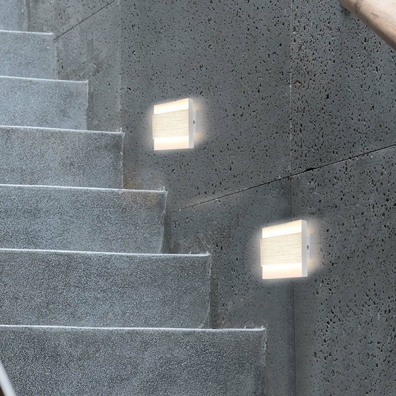 4xSet LED Treppenlicht Treppenbeleuchtung Treppenleuchte Stufenlicht