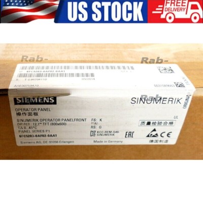 New Siemens 6FC5203-0AF02-0AA1 SINUMERIK operator panel 6FC5 203-0AF02-0AA1