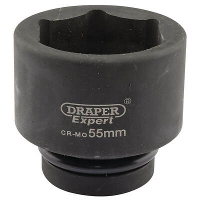 Draper Expert 1'' Drive Hexagon Impact Socket Metric 55mm