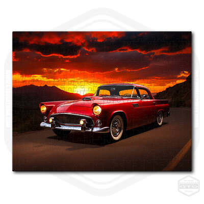 1955 Ford Thunderbird Classic Car Jigsaw Puzzle