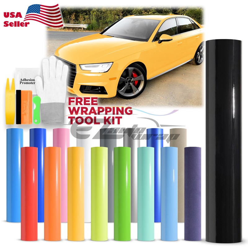 *Premium Gloss Glossy Vinyl Wrap Car Vehicle Sticker Decal Film