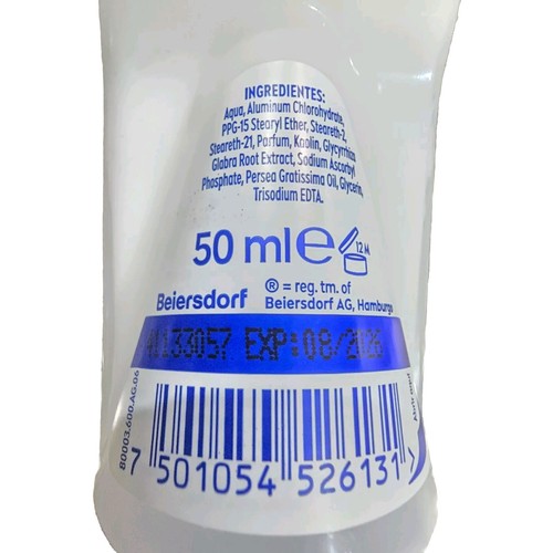 Nivea 4 PACK  ROLL ON ACLARADO  EFECTO SATIN Tono Natural FREE SHIPPING 