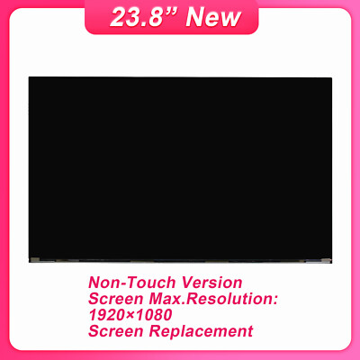 New 23.8'' MV238FHM-N20 MV238FHMN20 FHD LCD Display Screen Non-Touch Replacement